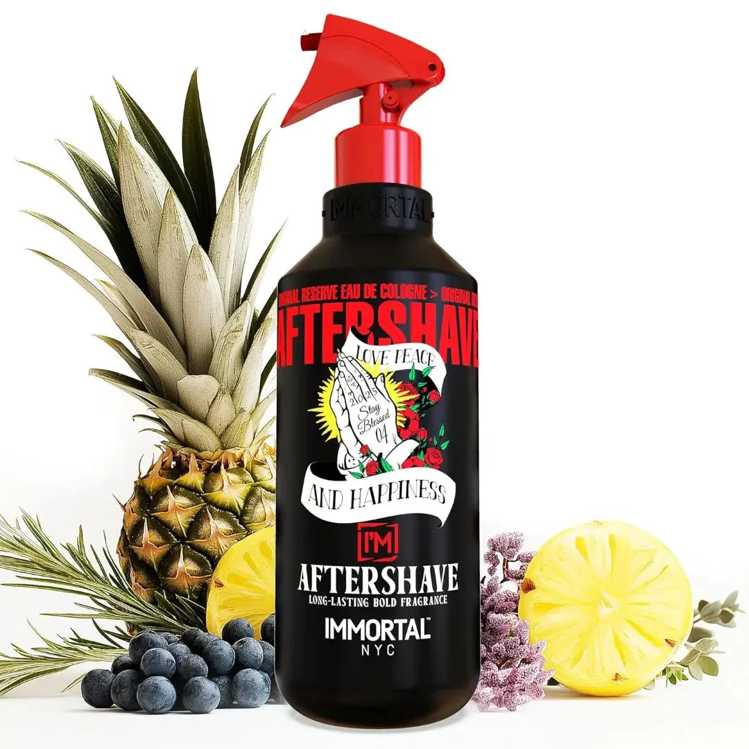 IMMORTAL NYC Stay Blessed 4 Aftershave – Warm Amber Musk