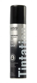 KISS Tintation Temporary Hair Color Spray (Black) (80g/2.82oz)